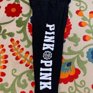 Pink campus pants size L